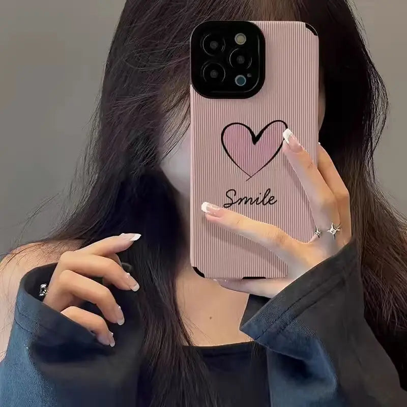 Pink smile cover