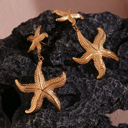 Starfish Drop Earrings