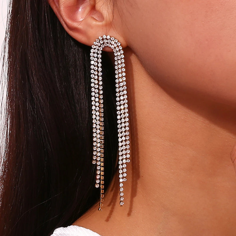 Evening earrings