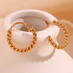 Spiral Hoop Earrings