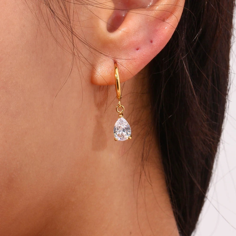 Charm Small Hoop Earrings