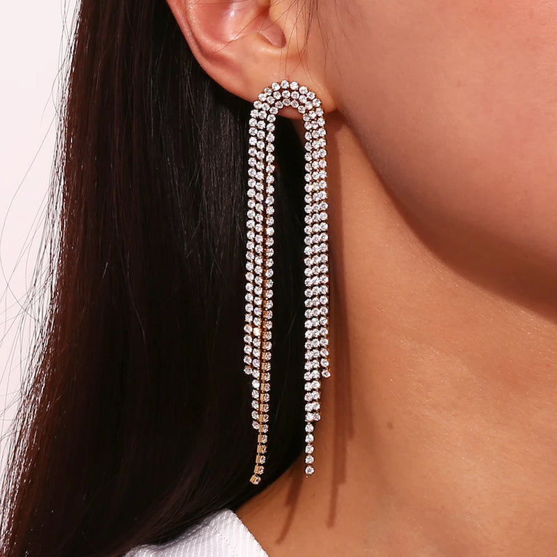 Evening earrings