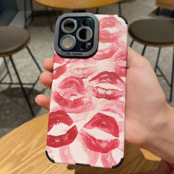 Red lip Print Case