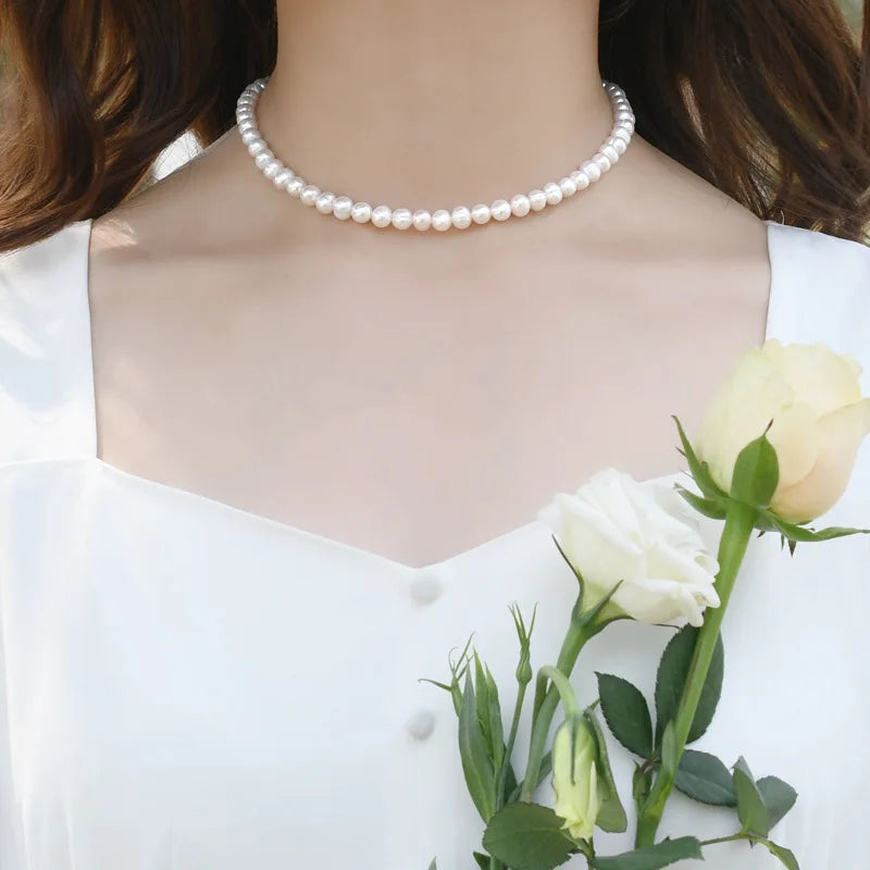 White Pearl Necklace