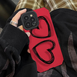 Love Heart Red Color Case